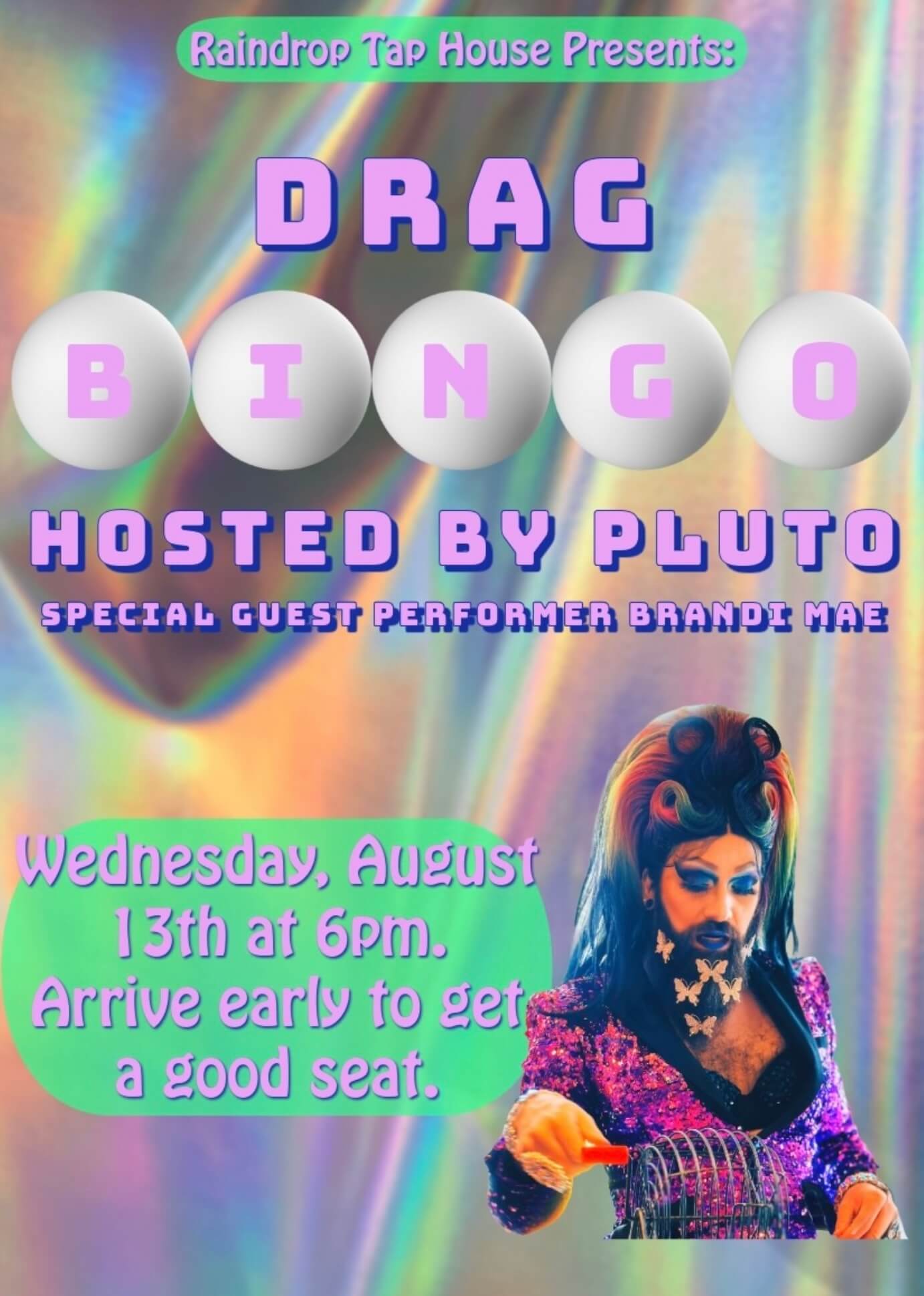 Drag Bingo hosted by Pluto