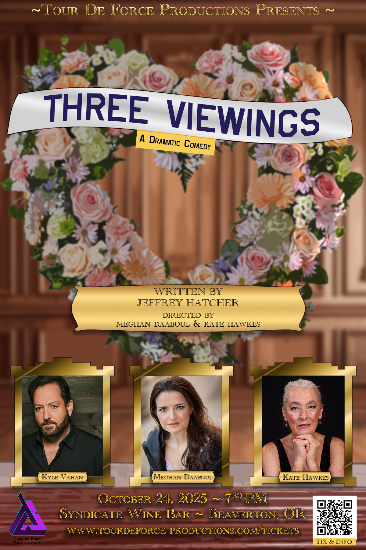 Dinner and "Three Viewings"